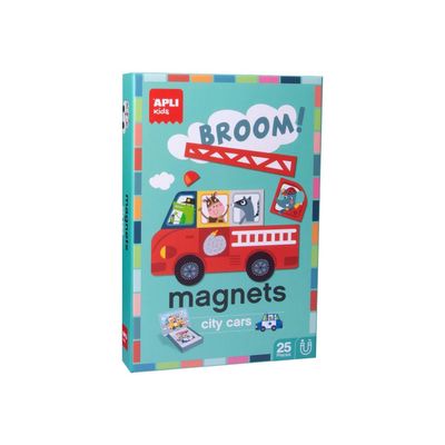8410782168638-Apli Kids - Jeu magnétique Voitures-Angle gauche-0