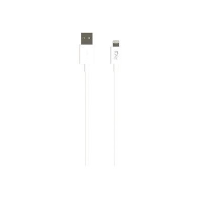 3701263503327-JAYM - câble de charge et de synchronisation USB/USB Lightning - 2 m - blanc-Avant-0