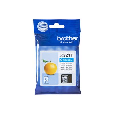4977766775755-Brother LC3211 - cyan - cartouche d'encre originale-Avant-2