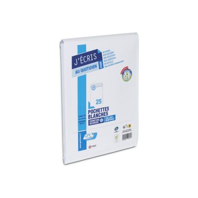 3250650005727-GPV Everyday - 25 Enveloppes C5 (162 x 229 mm) - sans fenêtre - bande auto-adhésive - bla-Angle gauche-1