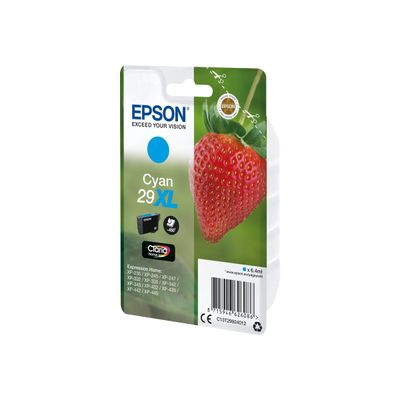 0000005574100-Epson 29XL Fraise - cyan - cartouche d'encre originale-Angle droit-1