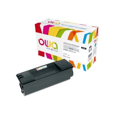 3112539605322-Cartouche laser compatible Kyocera TK-310 - noir - Owa K12390OW-Angle gauche-0