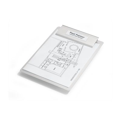 4005546889238-DURABLE POCKETFIX - 10 Porte-étiquettes adhésives - 30 x 100 mm - transparent-Angle droit-1