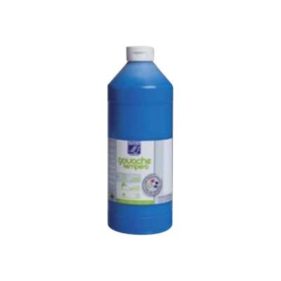 3013641885186-Lefranc Bourgeois - Peinture - gouache - bleu primaire - 1 l-Avant-0