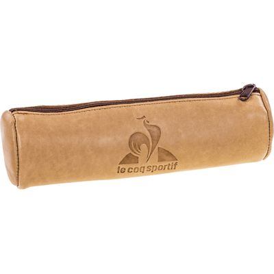 3045050432774-Trousse ronde Le Coq Sportif - 1 compartiment - cuir  - Hamelin--0