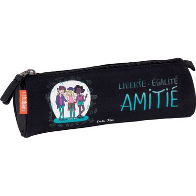 3045050443961-L'Étudiant Humour - Trousse ronde 1 compartiment - différents modèles disponibles - Hamelin--1