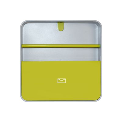 3660141947694-Armoire murale multiBox "Document Holder" - blanc/jaune-Avant-0