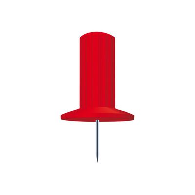 3364220149046-Exacompta - 25 Épingles papic - 10 mm - rouge-Avant-0