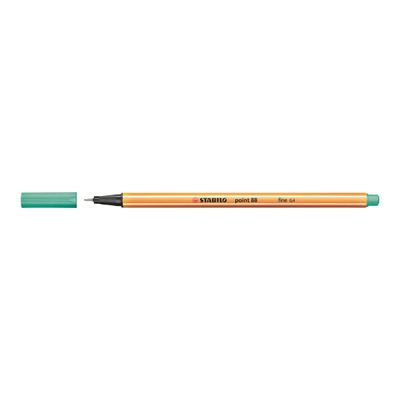 4006381333795-STABILO Point 88 - Feutre fin - 0.4 mm - vert glacé-Angle gauche-1