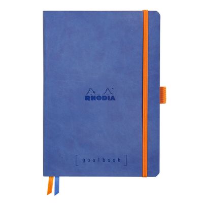 3037921177686-Rhodia Goalbook - Carnet souple A5 - 224 pages numérotées - petits carreaux - saphir--6