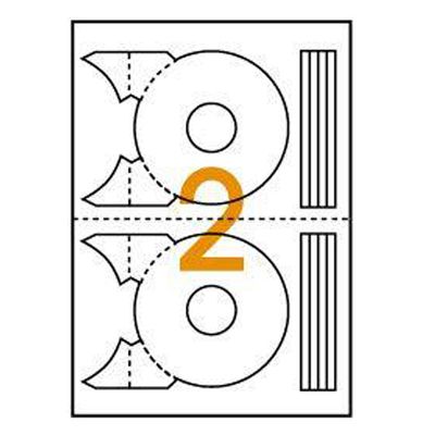 3270241189360-Apli - 40 Étiquettes CD/DVD photo mat--1