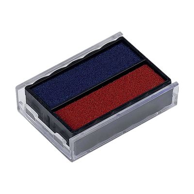 0092399765530-Trodat - Recharge tampon Printy 6/4850 - bleu/rouge-Angle gauche-0