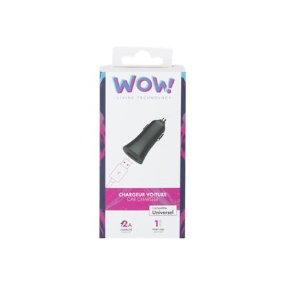 3571211395300-BigBen WOW - chargeur allume cigare pour voiture - 1 USB-Avant-1