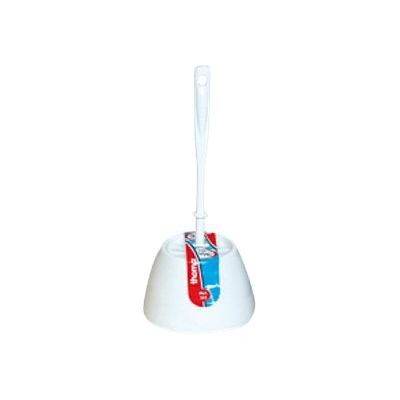 3166720003619-Brosserie Thomas - Porte + brosse WC blanc-Avant-0
