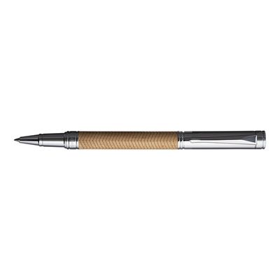 3108722410071-Oberthur Dynastie - Stylo à bille - bois d'érable-Angle gauche-0