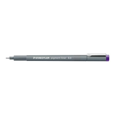 4007817036532-STAEDTLER pigment liner - Feutre fin - 0.3 mm - violet-Angle gauche-0