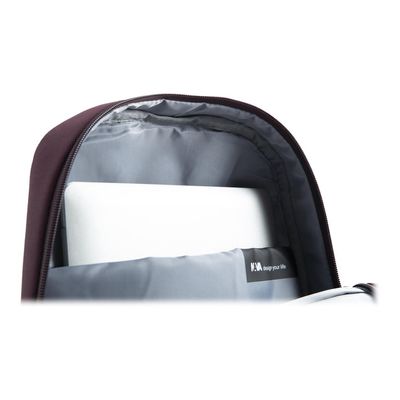 8032572187133-Nava Easy+ Small - Sac à dos pour ordinateur portable 12" - rouge bourgogne-Gros plan-7