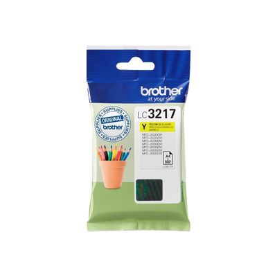 4977766762144-Brother LC3217 - jaune - cartouche d'encre originale-Avant-3