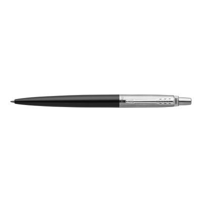 3501179531847-Parker Jotter - Stylo à bille - encre bleue - moyen - noir/argent-Avant-0