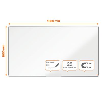 5028252611916-Nobo Premium Plus Widescreen - Tableau blanc émaillé - magnétique - 188 x 106 cm--2