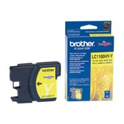 4977766659901-Brother LC1100XL - jaune - cartouche d'encre originale-Angle gauche-2