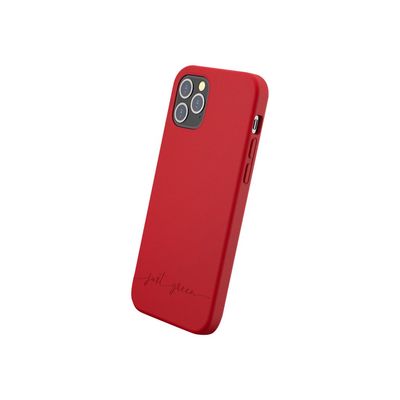 3571211440314-Just Green - coque de protection pour iPhone 12 Pro Max - red-Arrière-1