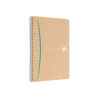 3020120163376-Oxford Touareg - Cahier A5 - 180 pages - grands carreaux (Seyes)-Angle gauche-7