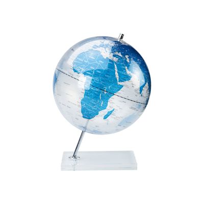 3173741236872-Sign Deco - Globe non lumineux 30 cm - bleu-Avant-0