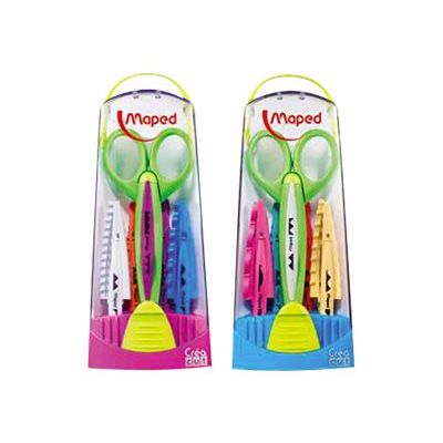 3154146010052-Maped - Ciseaux créatifs avec 5 lames-Avant-0