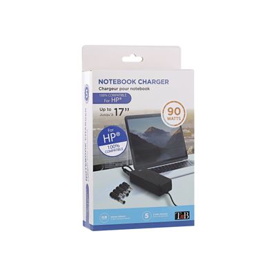 3303170105221-T'nB - Chrageur Notebook HP - 90 Watt-Angle gauche-3
