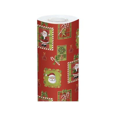 3065502113020-Clairefontaine Alliance - Papier cadeau - 70 cm x 50 m - 60 g/m² - motif Père Noël--0