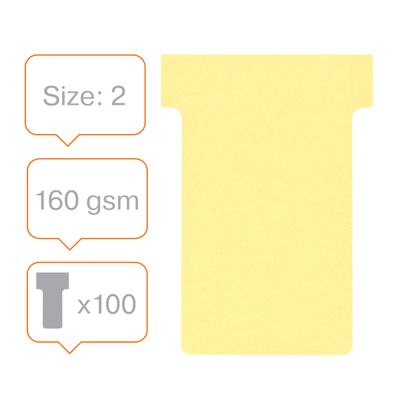 3147330066249-Nobo - 100 Fiches en T - Taille 2 - jaune--1