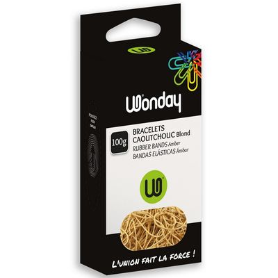 3457704508016-Wonday - Bracelets caoutchouc - élastiques - 0.18 cm x 8 cm - 100 g--0