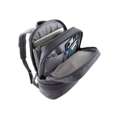 8032572150090-Nava Easy+ Large - Sac à dos pour ordinateur portable 15,6" et porte-Ipad - gris foncé-Angle gauche-4