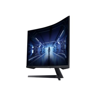 8806092005686-Samsung Odyssey G5 C27G55TQWR - écran LED 27" - incurvé -Angle droit-2