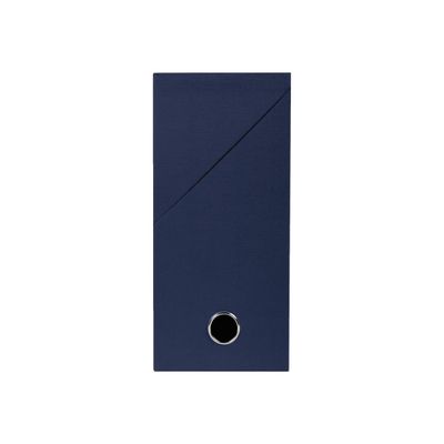 3130632894276-Exacompta - 5 Boîtes de transfert - dos 120 mm - toile bleu foncé-Avant-1