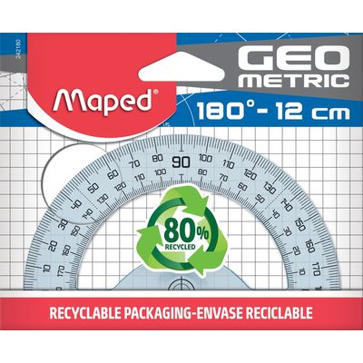 3154142421807-Maped Geometric - Rapporteur 12 cm - 180°--0