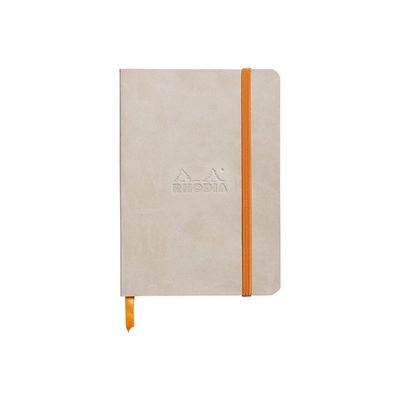 3037921173053-RHODIA Rhodiarama - Carnet souple A6 - 144 pages - ligné - beige-Avant-0