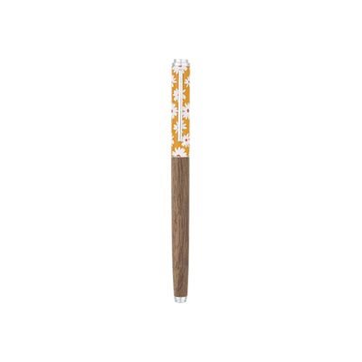 3664447130422-Oberthur Goa - Stylo plume - moutarde-Angle gauche-0