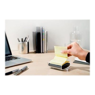 0051141968698-Post-it - Bloc Z-Notes Super Sticky - jaune - 76 x 76 mm-Angle droit-1
