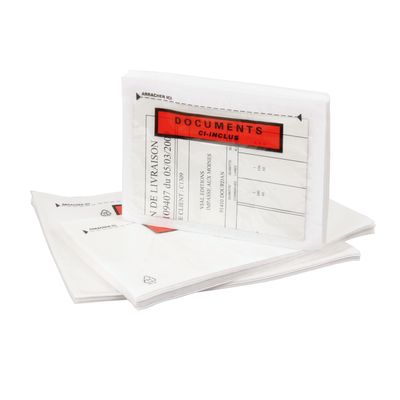 3664233003145-Carton Plus - 100 pochettes porte documents "ci-inclus" - 11 x 22 cm--0