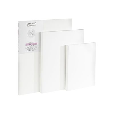 3013643013570-Lefranc Bourgeois Studio - Pack de 3 toiles pré-étirées - 5F/8F/10F - 100 % coton-Angle gauche-0