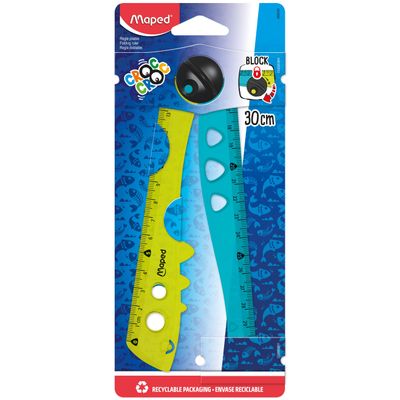 3154142820303-Maped Croc Croc - Règle pliable - 15 cm - disponible dans différentes couleurs--0