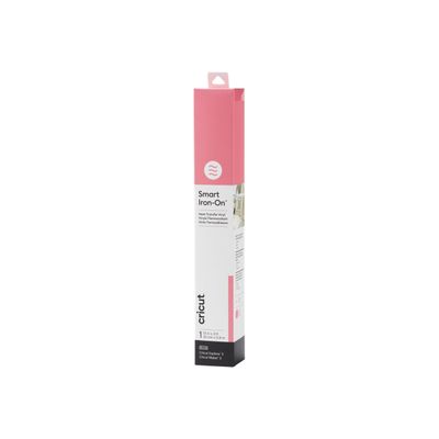 093573187674-Cricut Smart Iron-On - Feuille pour activités manuelles - 33 x 90 cm - rose - vinyle-Angle droit-0