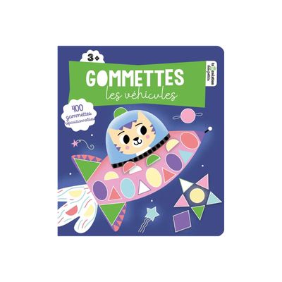 9782017178064-Gommettes - Les véhicules - Livre d'exercices-Avant-0