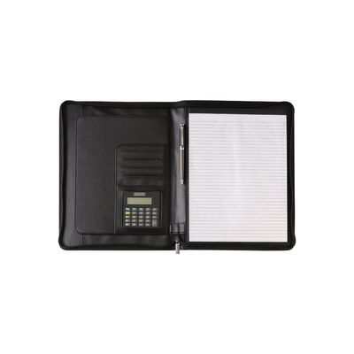 3108724254628-Oberthur Cambridge - Conférencier A4 zippé - noir-Avant-1