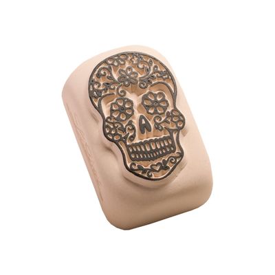 8718503972534-LaDot - Pierre pour tatouage éphémère - en céramique - taille M (2 x 4 cm) - calavera-Angle gauche-0