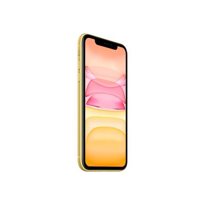 3701083037323-Apple iPhone 11 - Smartphone reconditionné grade B (Bon état) - 4G - 64 Go - jaune-Angle gauche-0