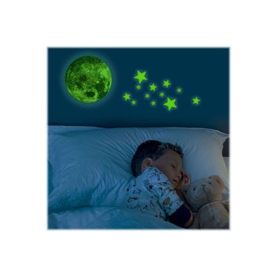 8052461966137-Legami - 24 Etoiles phosphorescentes - adhésif décoratif-Avant-2