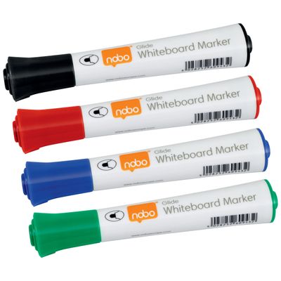 5028252180733-Nobo Glide - marqueur - couleurs assorties (pack de 4)--0